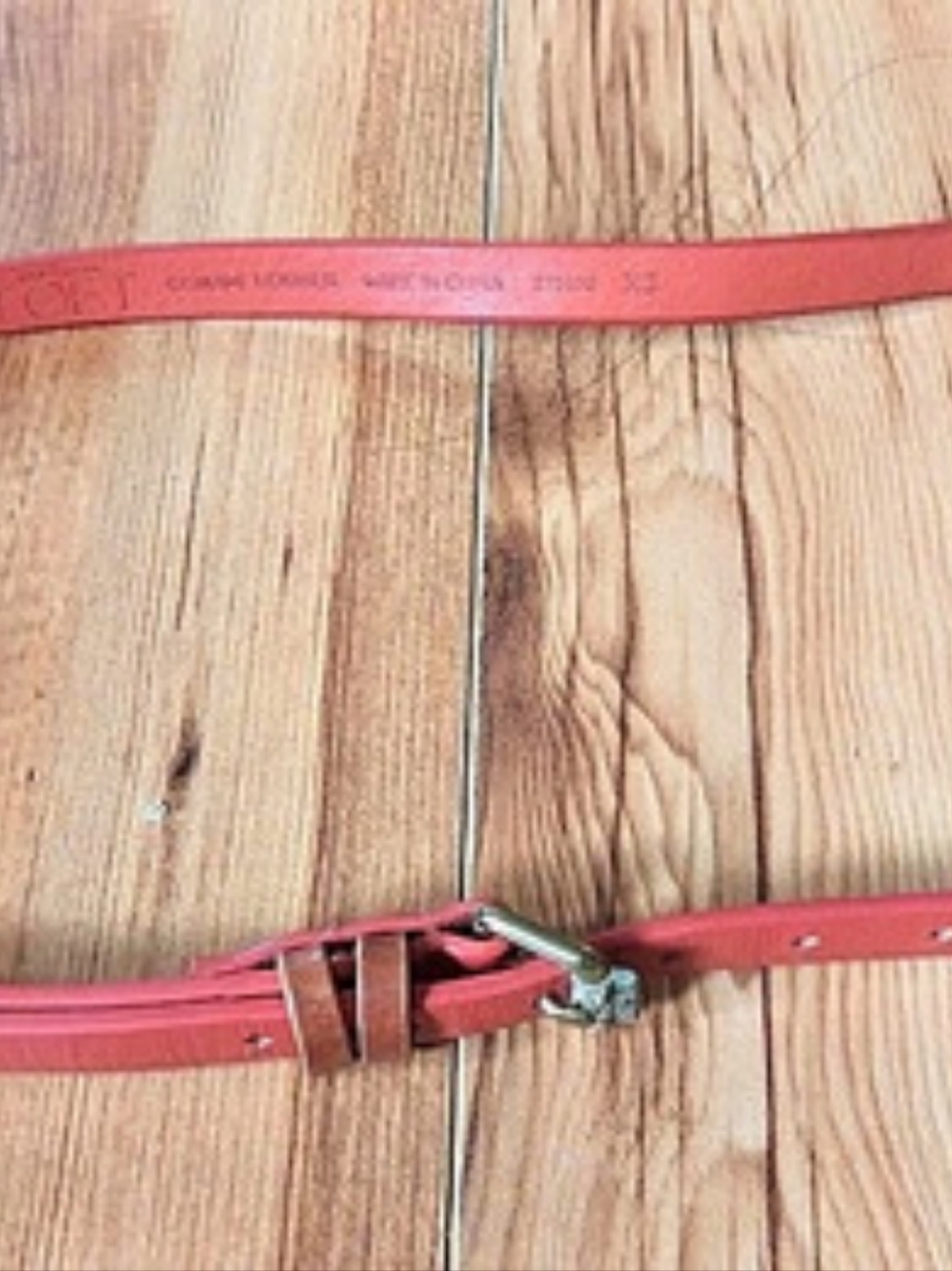 LOFT By Ann Taylor Red Leather Belt